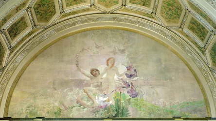 Jugend, aus Die drei Lebensalter des Menschen, 1887 (Wandgemälde)
